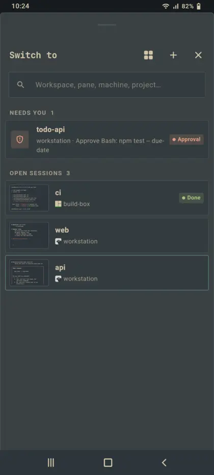 Quick switcher